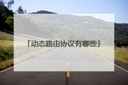 动态路由协议有哪些