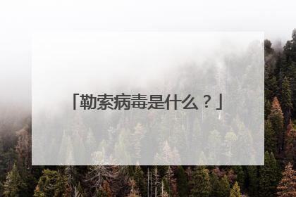 勒索病毒是什么？