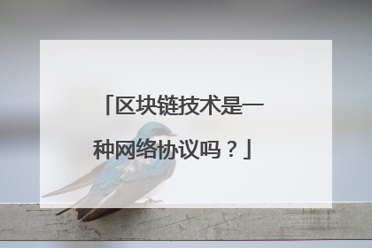 区块链技术是一种网络协议吗?