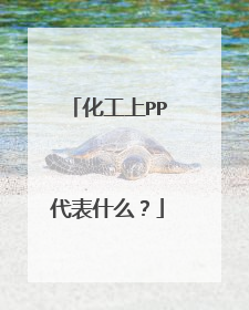 化工上PP代表什么？