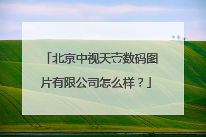 北京中视天壹数码图片有限公司怎么样?