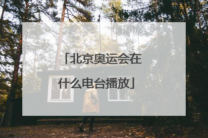 北京奥运会在什么电台播放