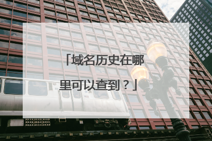 域名历史在哪里可以查到？