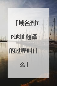 域名到IP地址翻译的过程叫什么