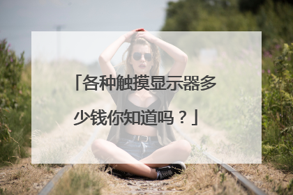 各种触摸显示器多少钱你知道吗?