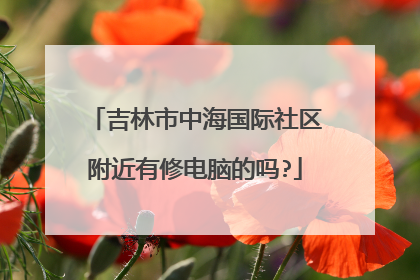 吉林市中海国际社区附近有修电脑的吗?