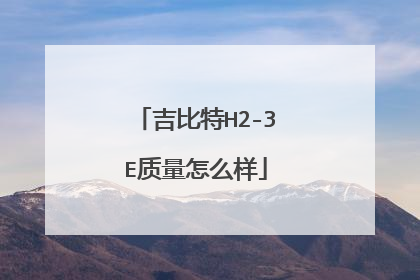 吉比特H2-3E质量怎么样