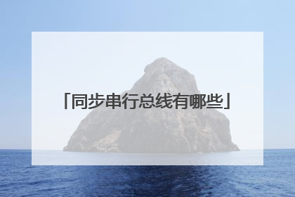 同步串行总线有哪些