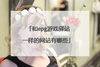 和epg游戏驿站一样的网站有哪些