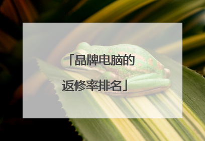 品牌电脑的返修率排名