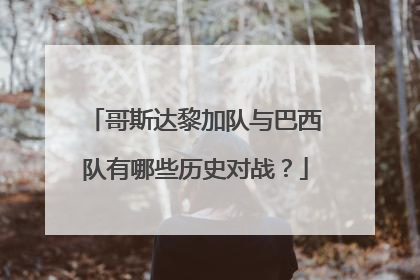 哥斯达黎加队与巴西队有哪些历史对战？