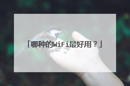 哪种的WiFi最好用？