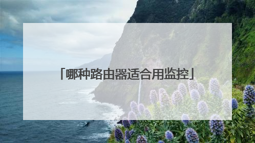 哪种路由器适合用监控