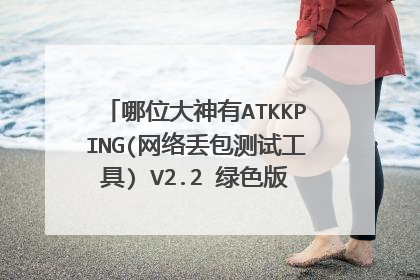 哪位大神有ATKKPING(网络丢包测试工具) V2.2 绿色版软件百度云资源