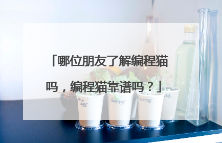 哪位朋友了解编程猫吗，编程猫靠谱吗？