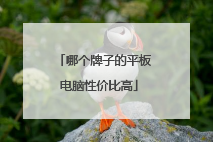 哪个牌子的平板电脑性价比高