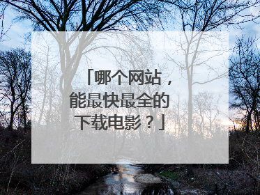 哪个网站,能最快最全的下载电影?