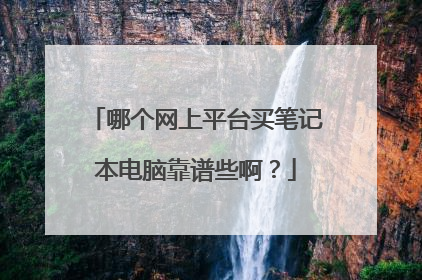 哪个网上平台买笔记本电脑靠谱些啊？