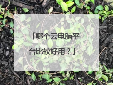 哪个云电脑平台比较好用？