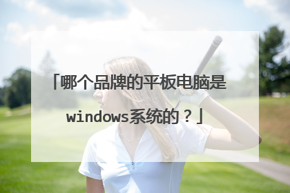 哪个品牌的平板电脑是 windows系统的?