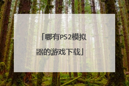 哪有PS2模拟器的游戏下载