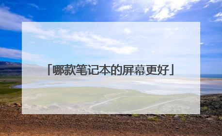 哪款笔记本的屏幕更好