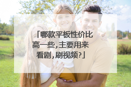 哪款平板性价比高一些,主要用来看剧,刷视频?