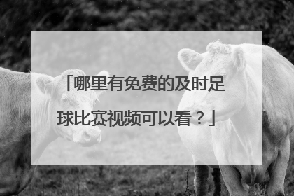 哪里有免费的及时足球比赛视频可以看？