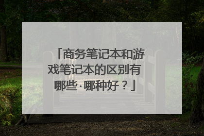 商务笔记本和游戏笔记本的区别有哪些·哪种好?