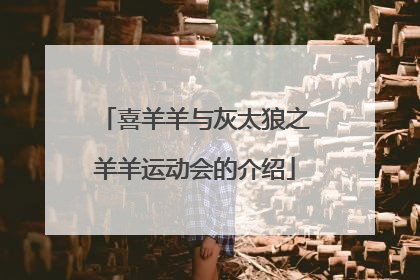 喜羊羊与灰太狼之羊羊运动会的介绍