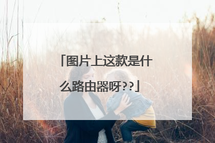 图片上这款是什么路由器呀??
