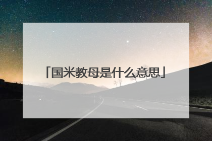 国米教母是什么意思