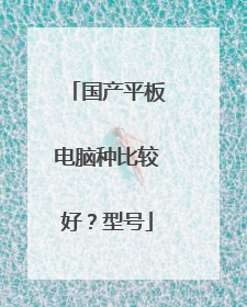 国产平板电脑种比较好?型号