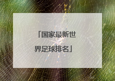 国家最新世界足球排名