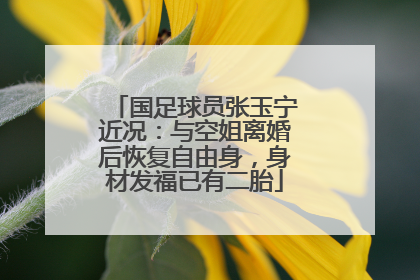 国足球员张玉宁近况：与空姐离婚后恢复自由身，身材发福已有二胎