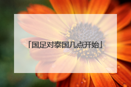 国足对泰国几点开始