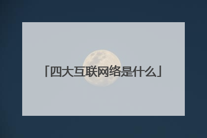 四大互联网络是什么