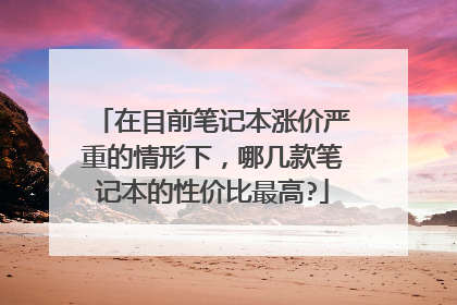 在目前笔记本涨价严重的情形下，哪几款笔记本的性价比最高?