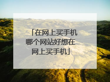 在网上买手机哪个网站好想在网上买手机
