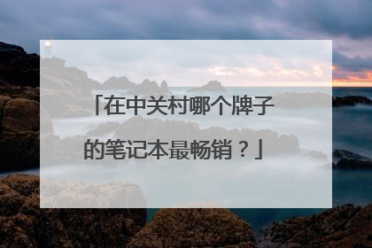 在中关村哪个牌子的笔记本最畅销?