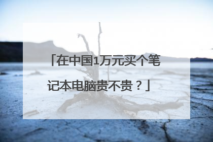 在中国1万元买个笔记本电脑贵不贵?