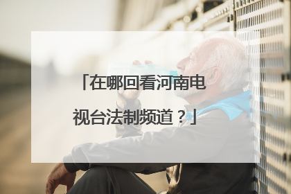 在哪回看河南电视台法制频道？