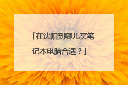 在沈阳到哪儿买笔记本电脑合适?