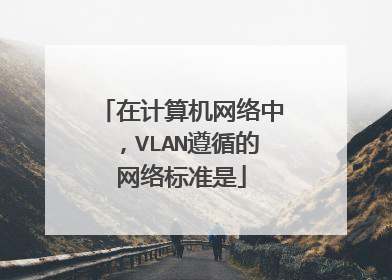 在计算机网络中，VLAN遵循的网络标准是