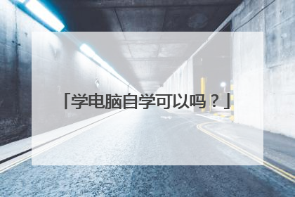 学电脑自学可以吗？