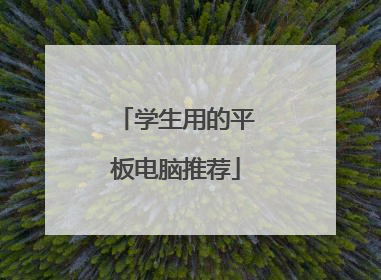 学生用的平板电脑推荐