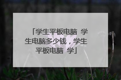 学生平板电脑 学生电脑多少钱,学生平板电脑 学