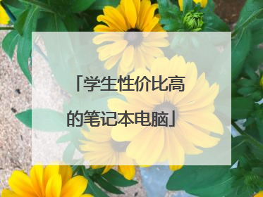学生性价比高的笔记本电脑