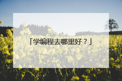 学编程去哪里好?
