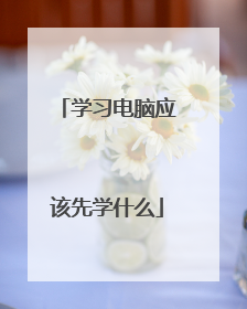 学习电脑应该先学什么